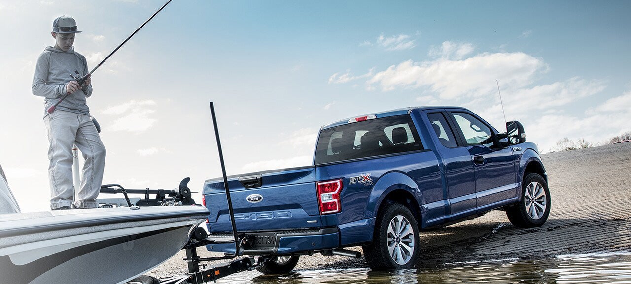 Ford F-150 towing boat